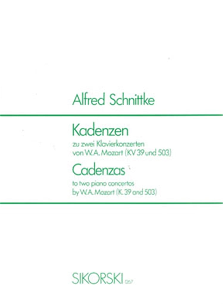 Kadenzen zu 2 Klavierkonzerten von W. A. Mozart